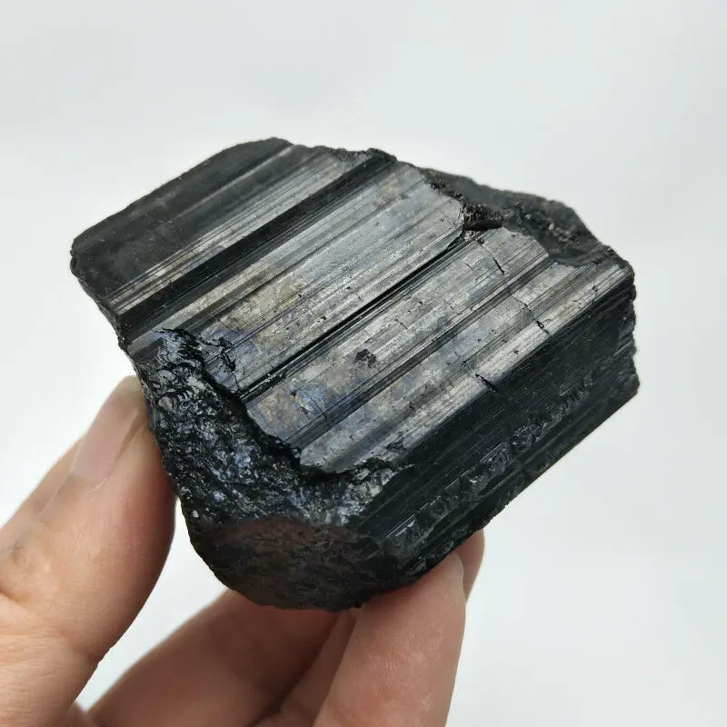 

1PCS 50-240g Natural Black Tourmaline Crystal Stone Gem Original Mineral Specim