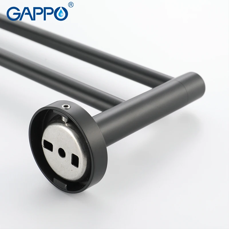 Держатель для полотенец GAPPO настенный двойной держатель в ванную комнату |