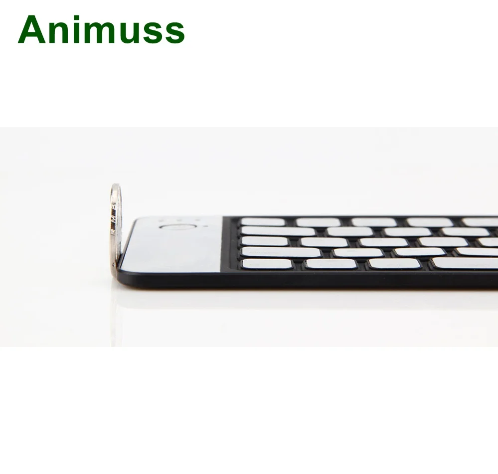 Animuss Bluetooth клавиатура для iPad IOS/Android/Windows планшет беспроводная алюминиевая