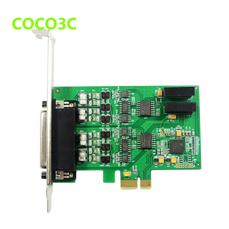 Бесплатная доставка PCI-E до 2 портов RS422 485 карта промышленного последовательного