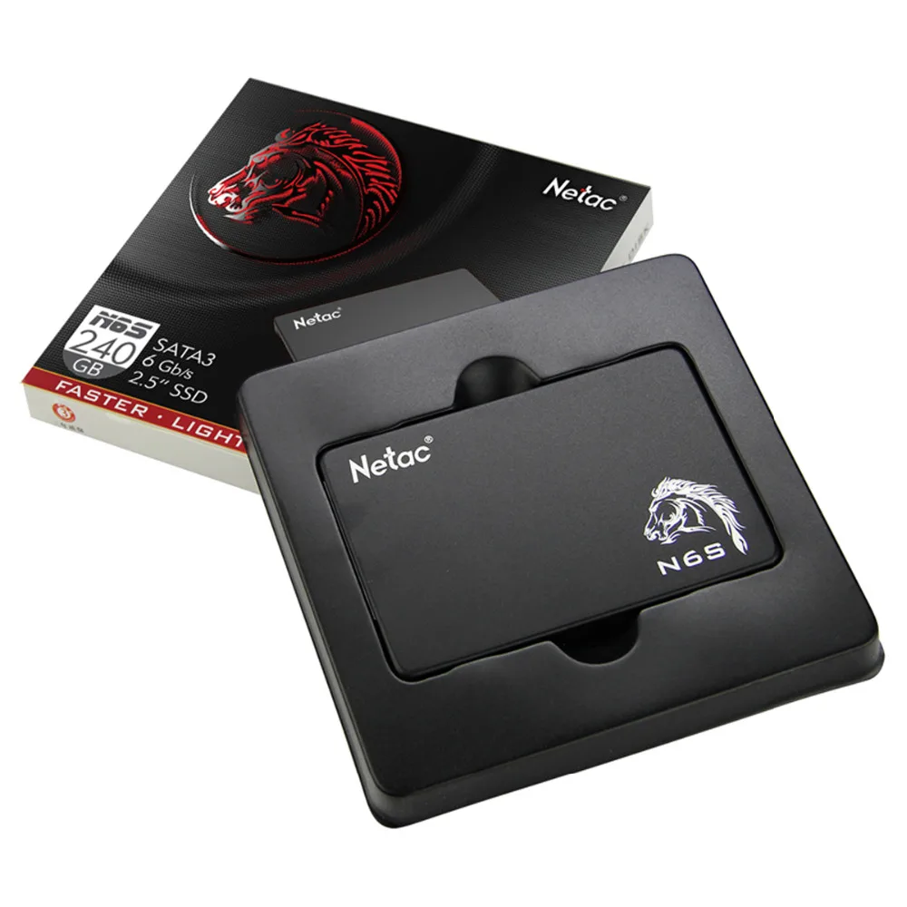 Netac Оригинальный N6S SATAIII SSD 240 ГБ 2.5 дюймов Внутренняя Solid State Drive Disk MLC Флэш-Памяти