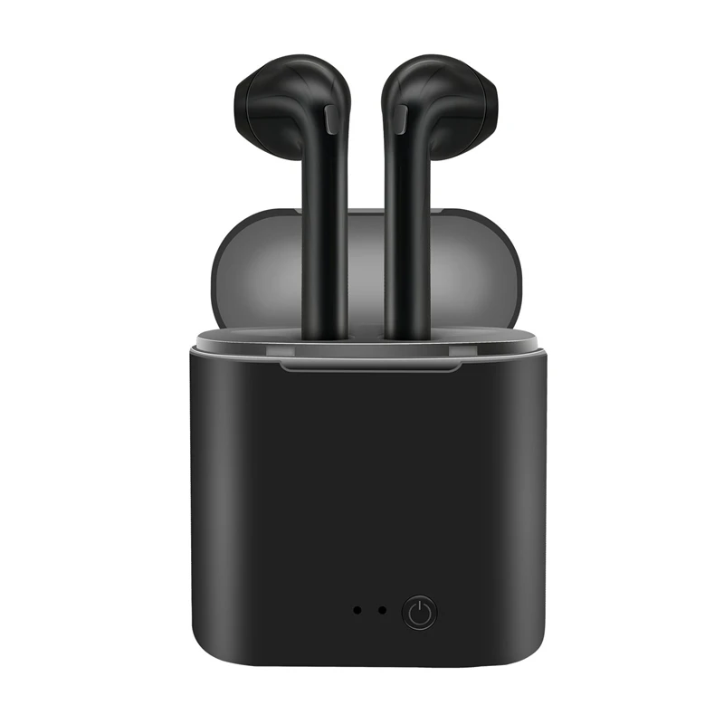 I7 i7s TWS, беспроводные Bluetooth наушники, стерео наушники-вкладыши, гарнитура с зарядным устройством, микрофон для всех смартфонов apple