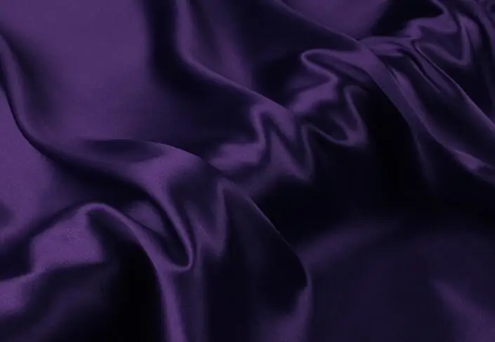 Howmay 100% чистая шелковая ткань сатин 16 5 момме ширина 114 см Фиолетовый 26 # цвет для