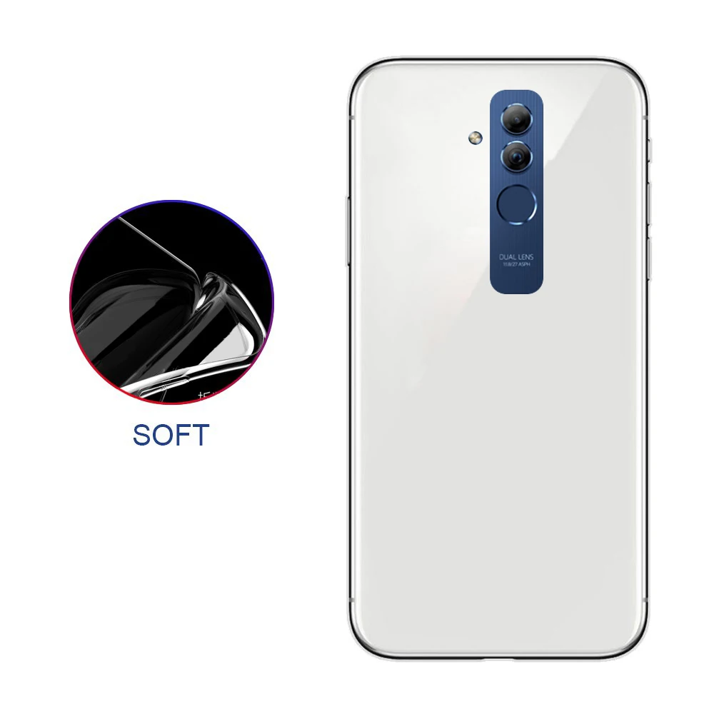 Простая Женская Анти осенняя мягкая оболочка для huawei mate20 lite Mobile чехол
