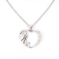 hzew animal kingdom pendant necklace horse dog cat bird necklace gift