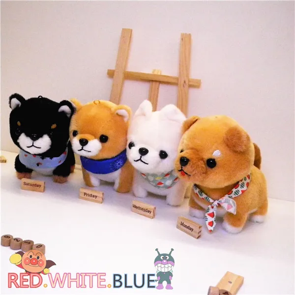 Кэндис Го плюшевая игрушка мягкая кукла мультфильм шарф с животными Шиба собака