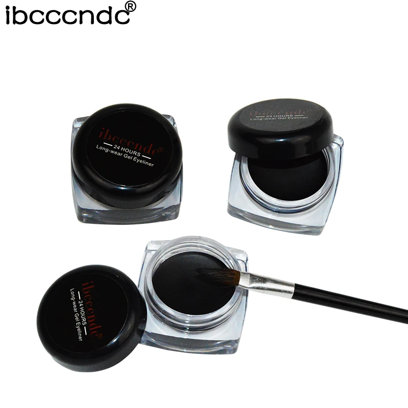 1 шт. брендовая черная Водостойкая Подводка для глаз Косметическая гелевая