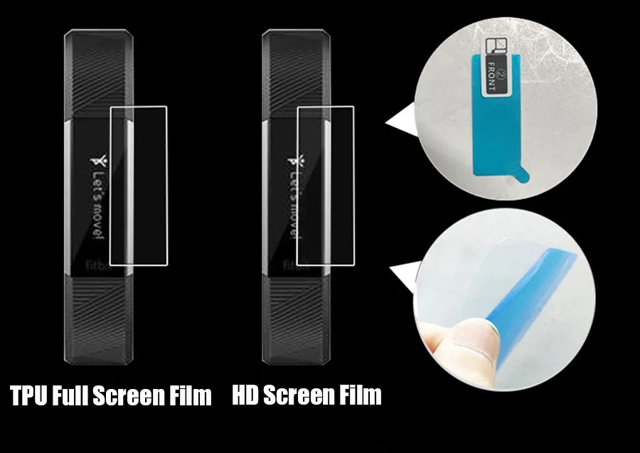 Защитная пленка Full Cover HD для Fitbit Alta Smart Watch TPU ультратонкая защитная пленка высокой четкости
