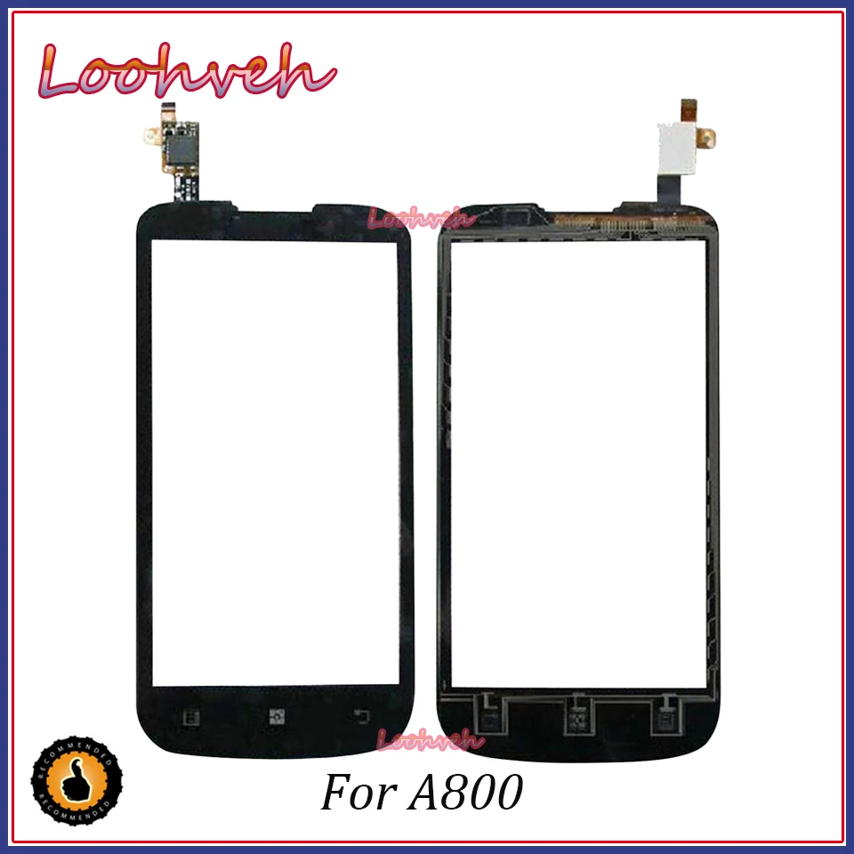 4,5 inch высокое Экран Сенсорный экран дигитайзер для lenovo A800 800 сенсорный Панель спереди Стекло емкостный сенсорный экран Объектив Сенсор