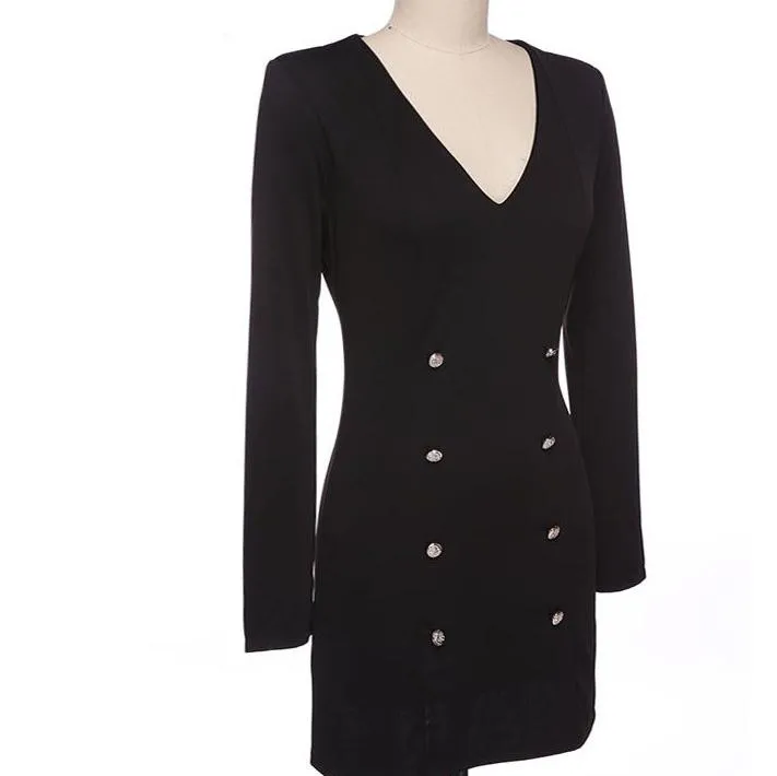 2016 Женщины Дамы Офис Рабочая Одежда Карандаш Dress Casual Bodycon С Длинным Рукавом