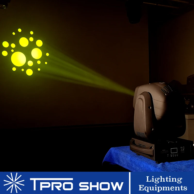 2 шт. Moving Head Spot 100 Вт светодиодный Lyre Wash 4x10 Gobo изменение цвета 2в1 сценический