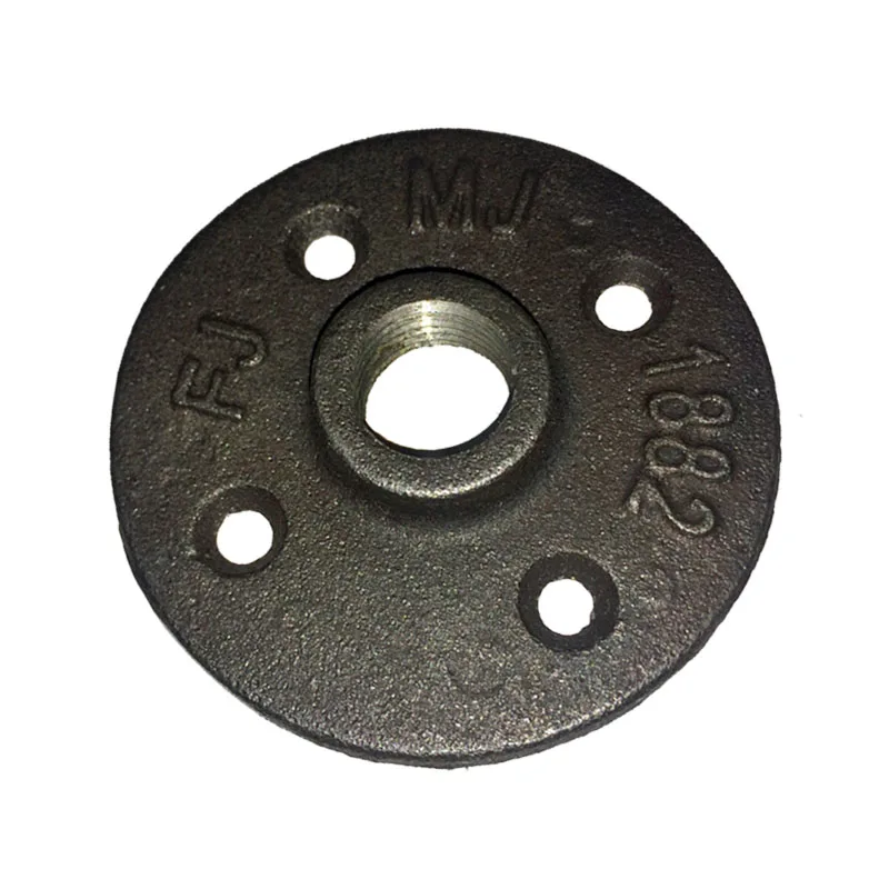 Стойки базы кованого железа Винтаж фланец четыре отверстия может быть