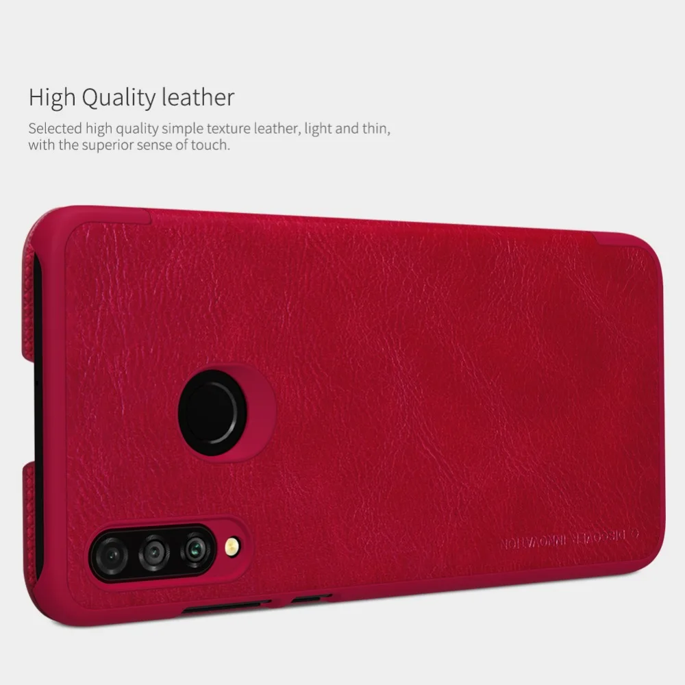 Серия NILLKIN QIN для huawei P30 Lite, чехол, винтажный флип-чехол, кошелек из искусственной кожи, PC, задняя крышка для huawei Nova 4e