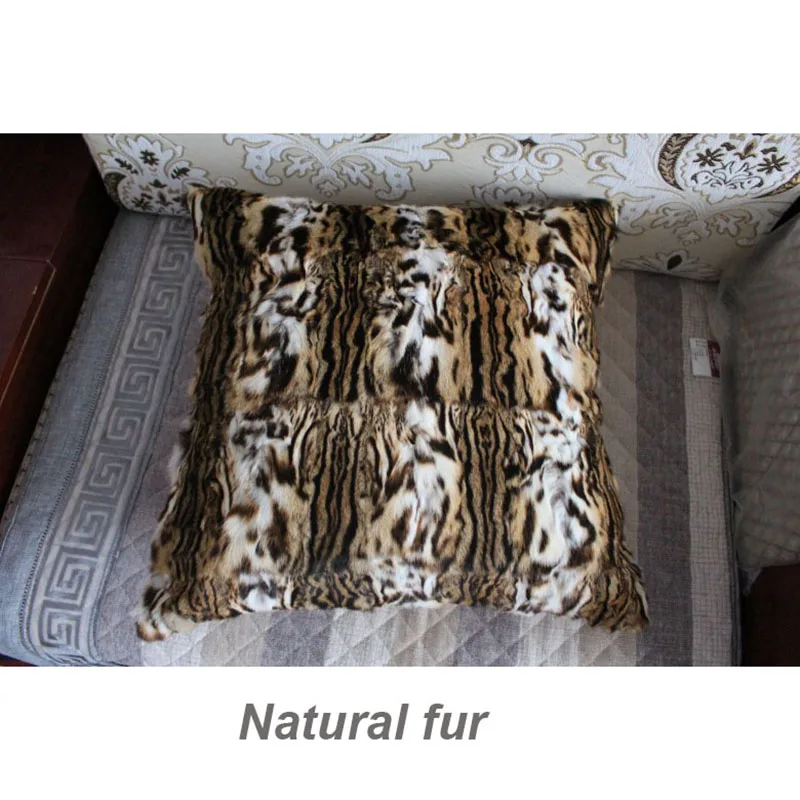 MS. Softex натуральный мех наволочка Роскошная натуральная меховая для подушки