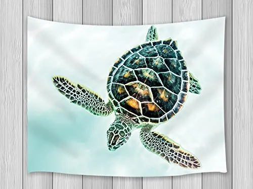 C Книги по искусству Ун Декор гобелен море существо urtle животного Дайвинг sy печати