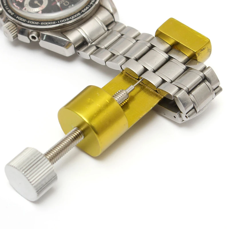 

Aluminum Alloy Golden Color Watch Band Strap Adjustment Tool,Watch Band Bracelet Belt Link Pin Remover