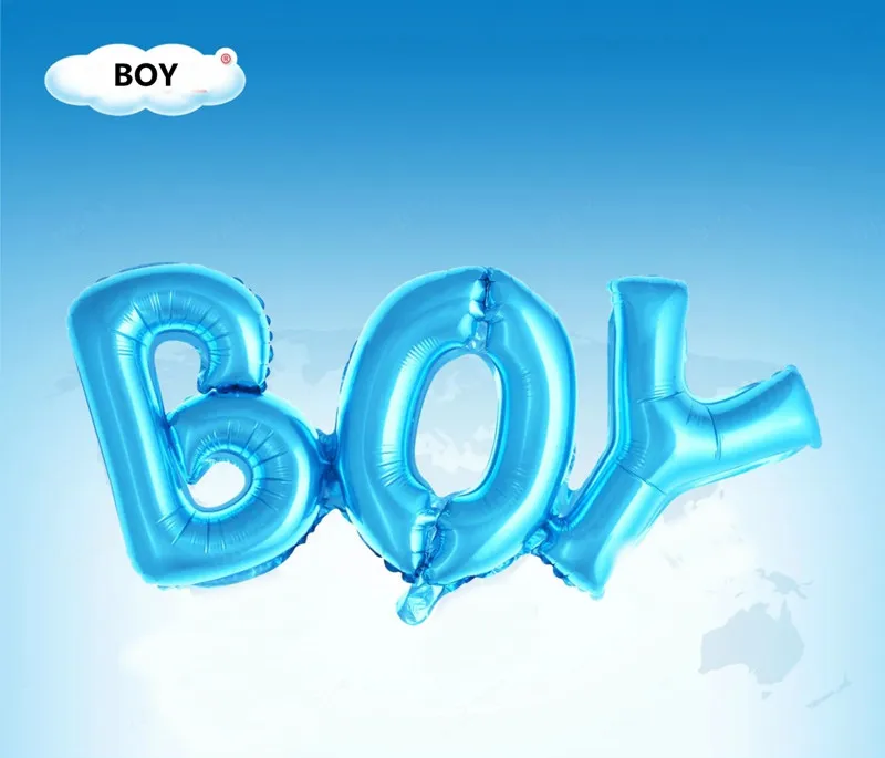 Большой мальчик и девочка с надписью воздушный шар из фольги Helium Globos для