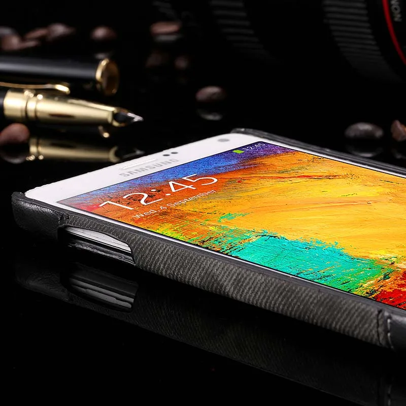 Бизнес Чехол для Samsung Galaxy Note 4 N9100 случае телефон Назад Корпус IV Note4 крышка с Ковбой