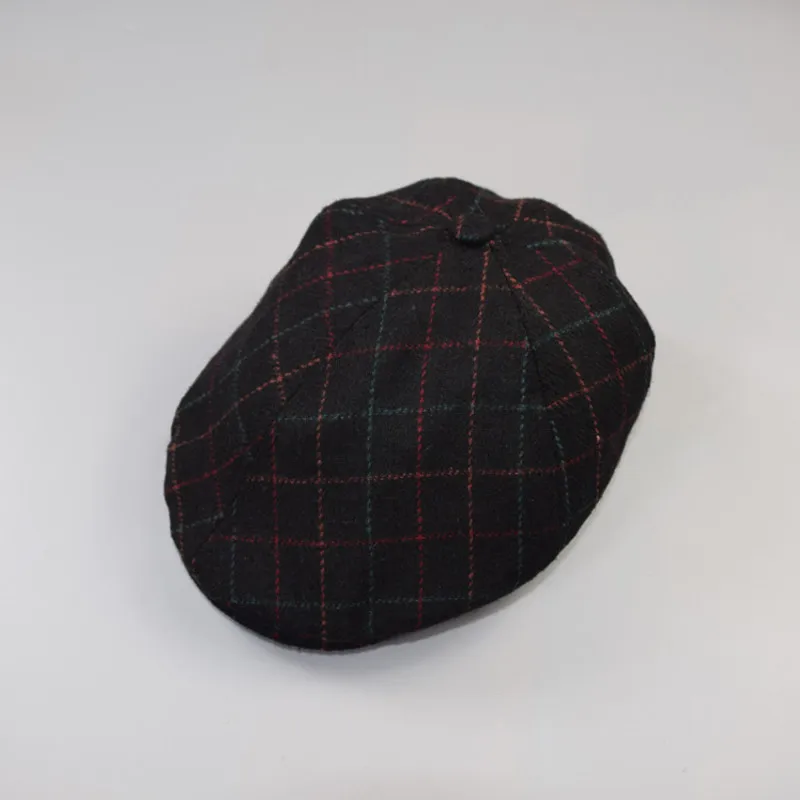 Toddler Baby Beret Hat for Kids Boys Girls Infant Winter Plaid Ivy Flat Cap Flatcap | Детская одежда и обувь
