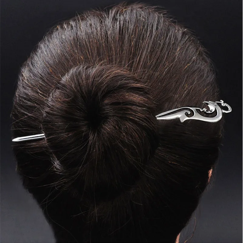 Phoenix Hair Stick 925 Sterling Silver Hair Pins Chinese Ethnic Jewelry Vintage Hairpin Hair Accessories For Women Best Selling