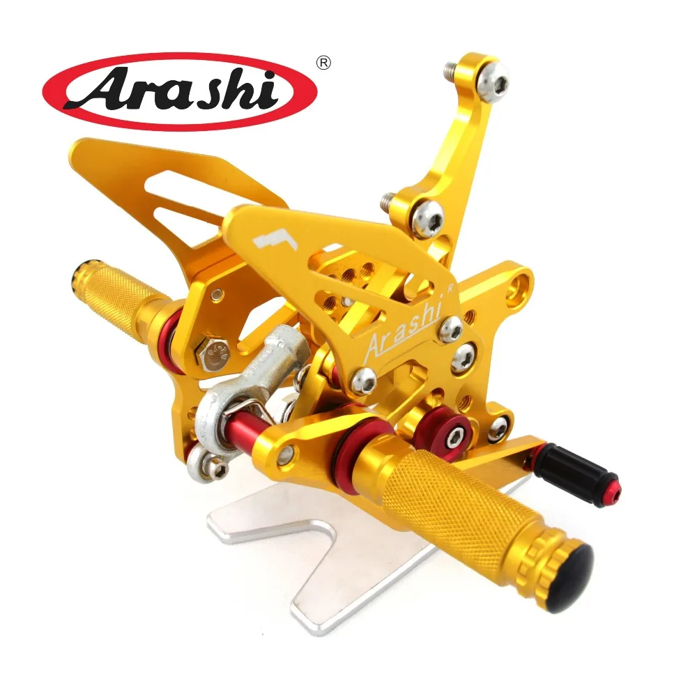 Араши для TRIUMPH Speed Triple 1050 2005 2010 CNC Регулируемые подножки Rider Rearset Rest 2006 2007 2008 2009