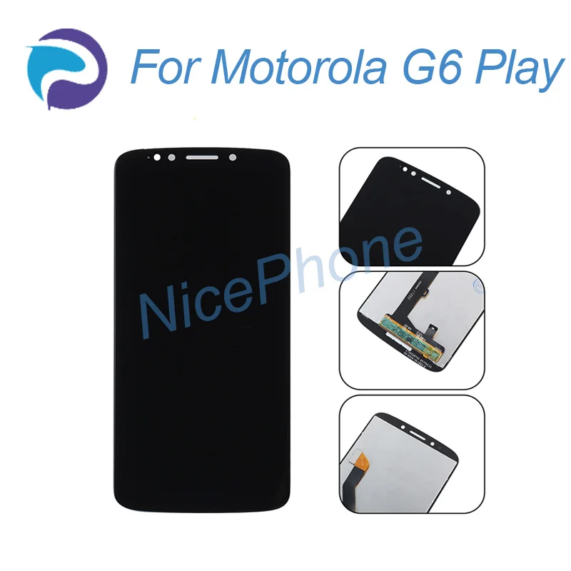 ЖК дисплей и сенсорный экран для Motorola Moto G6 Play с сенсорным экраном play возможностью