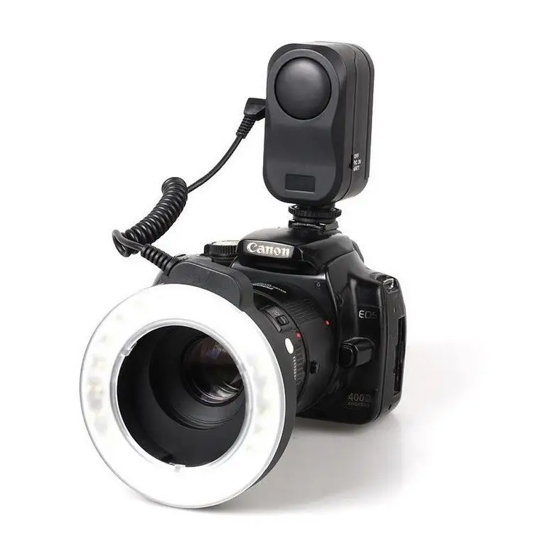 WANSEN WS светодиодный 48 макро освещение видео кольцо вспышка для Nikon Canon DSLR камеры|ring