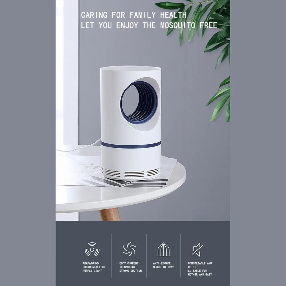 

Electric Fly Bug Zapper Mosquito Insect Killer LED Light Trap Pest Control Lamp