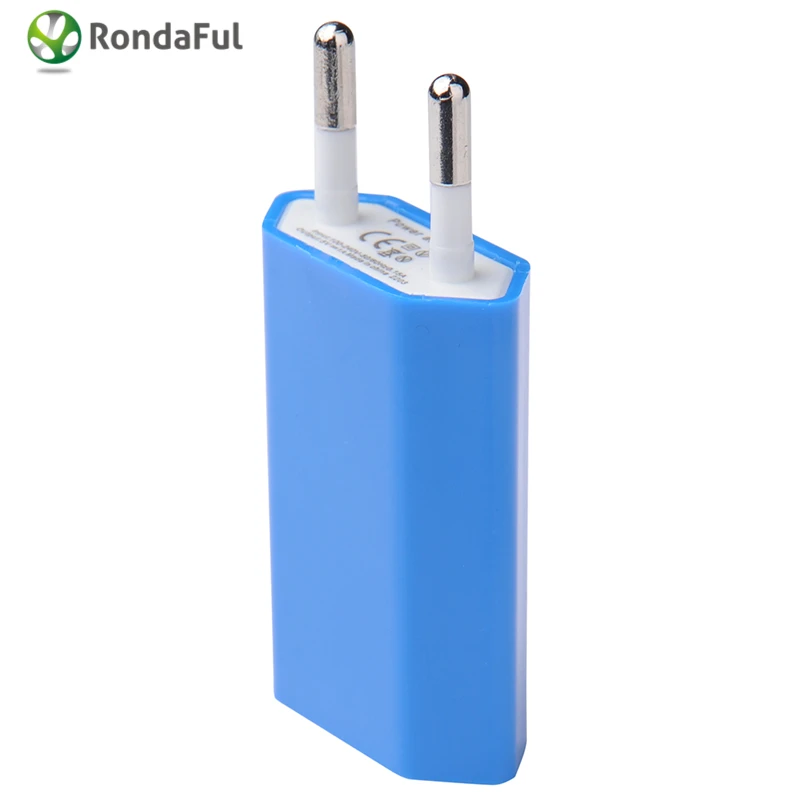 Лидер продаж штепсельная вилка европейского стандарта usb розетка 5 В 1 А настенное