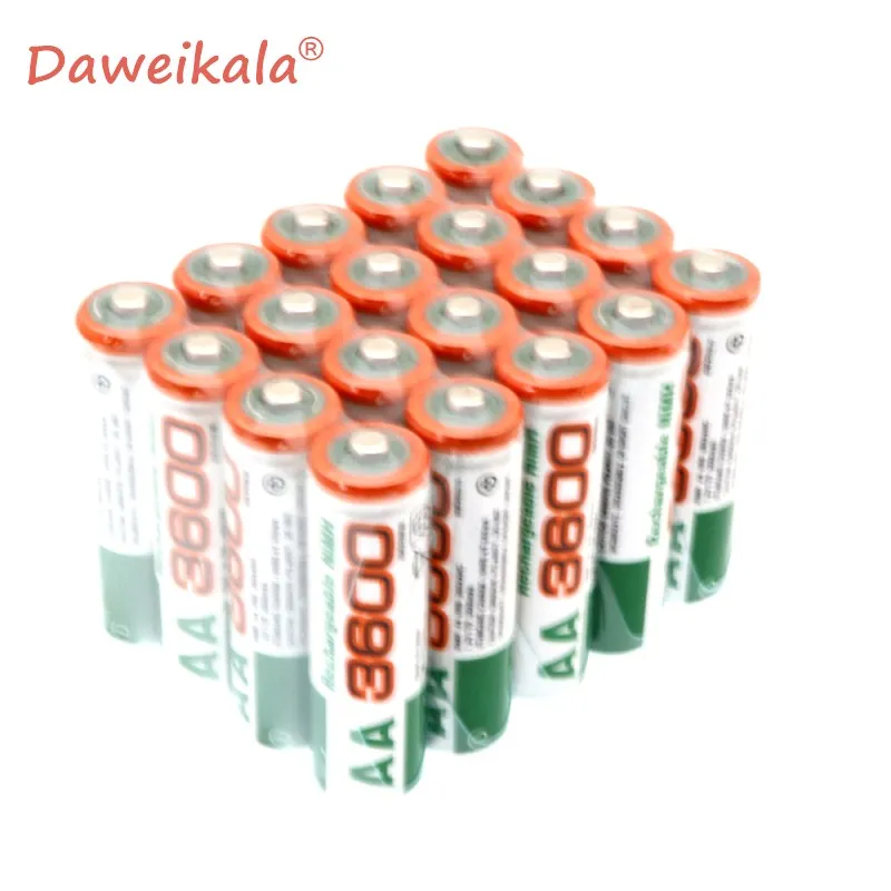 Аккумулятор AA 3600 перезаряжаемый аккумулятор Ni-MH 1,2 V AA3600 MAH аккумулятор для часов, мышей, компьютеров, игрушек и т. д