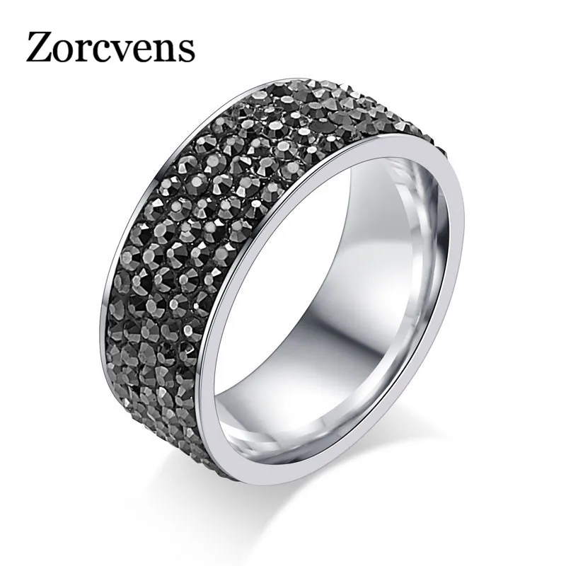 Женские Свадебные обручальные кольца ZORCVENS золотистые ювелирные изделия