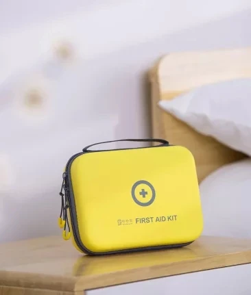 Цвет: желтый xiaomi mijia Домашний медицинский комплект из водонепроницаемого полиуретана, портативный аптечка, переносная Медицинская спасательная посылка, уличная дорожная умная домашняя - Цвет: Цвет: желтый