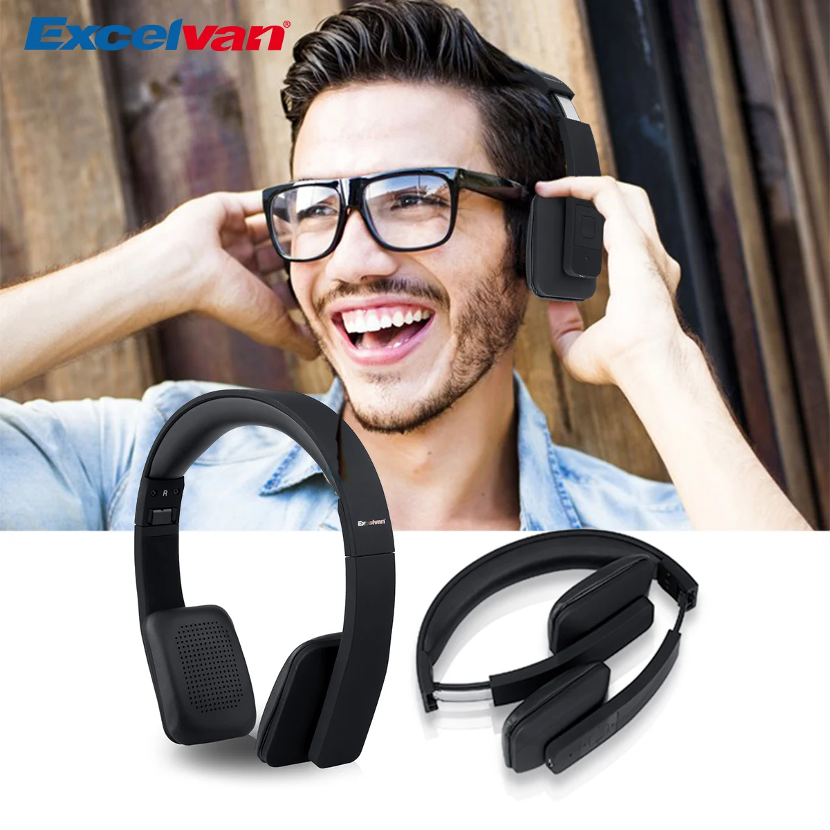 Excelvan Z B301 Беспроводная Bluetooth 4 1 Регулируемая микрофонная телескопическая fordable