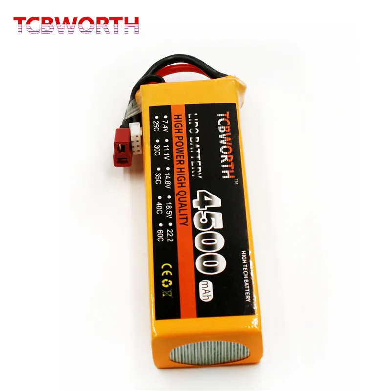 Новые батареи 3S RC игрушки LiPo батарея 11 1 В 4500 мАч 25C 35C для радиоуправляемого