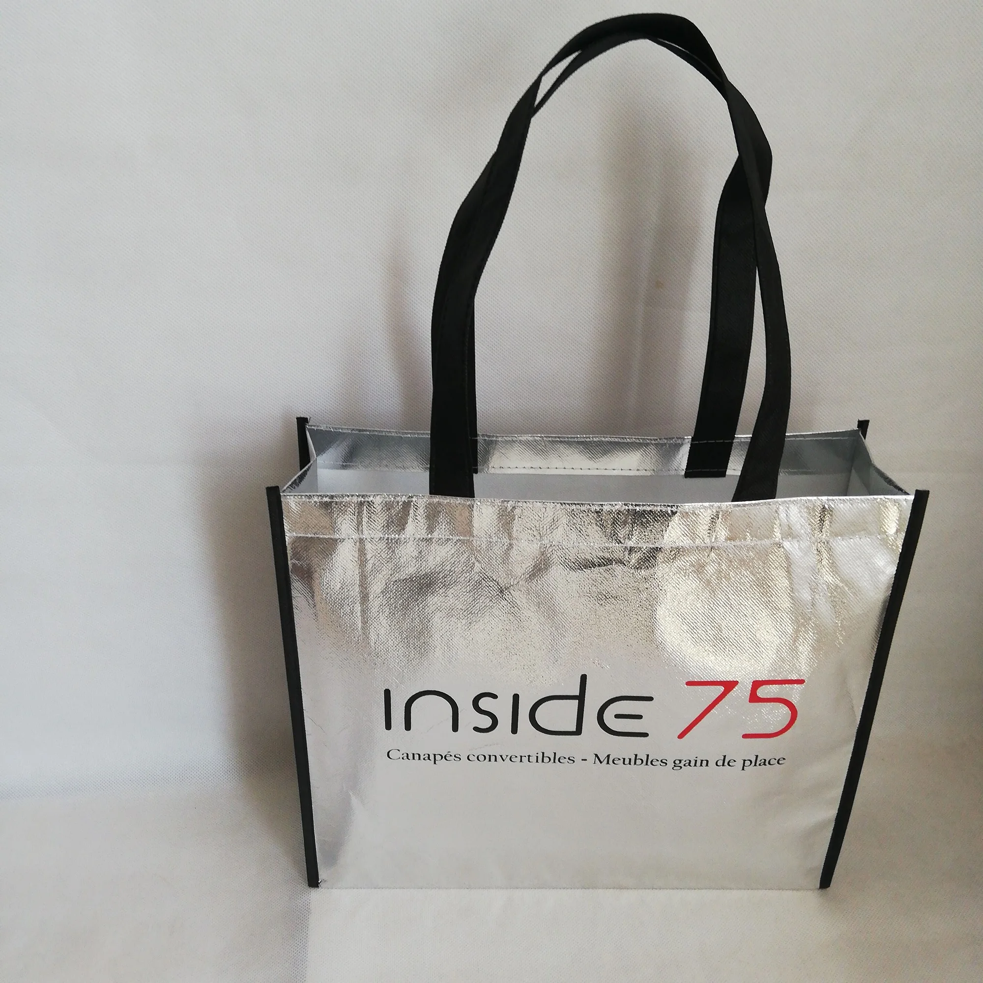 Многоразовые сумки тоуты с вашим логотипом 500 шт./лот изготовленные на заказ