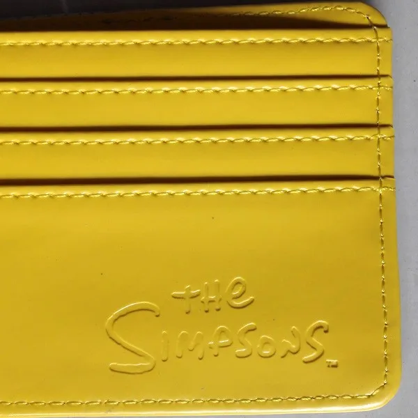 Чехол-бумажник с изображением Симпсона кошельки персонажами мультфильмов Для