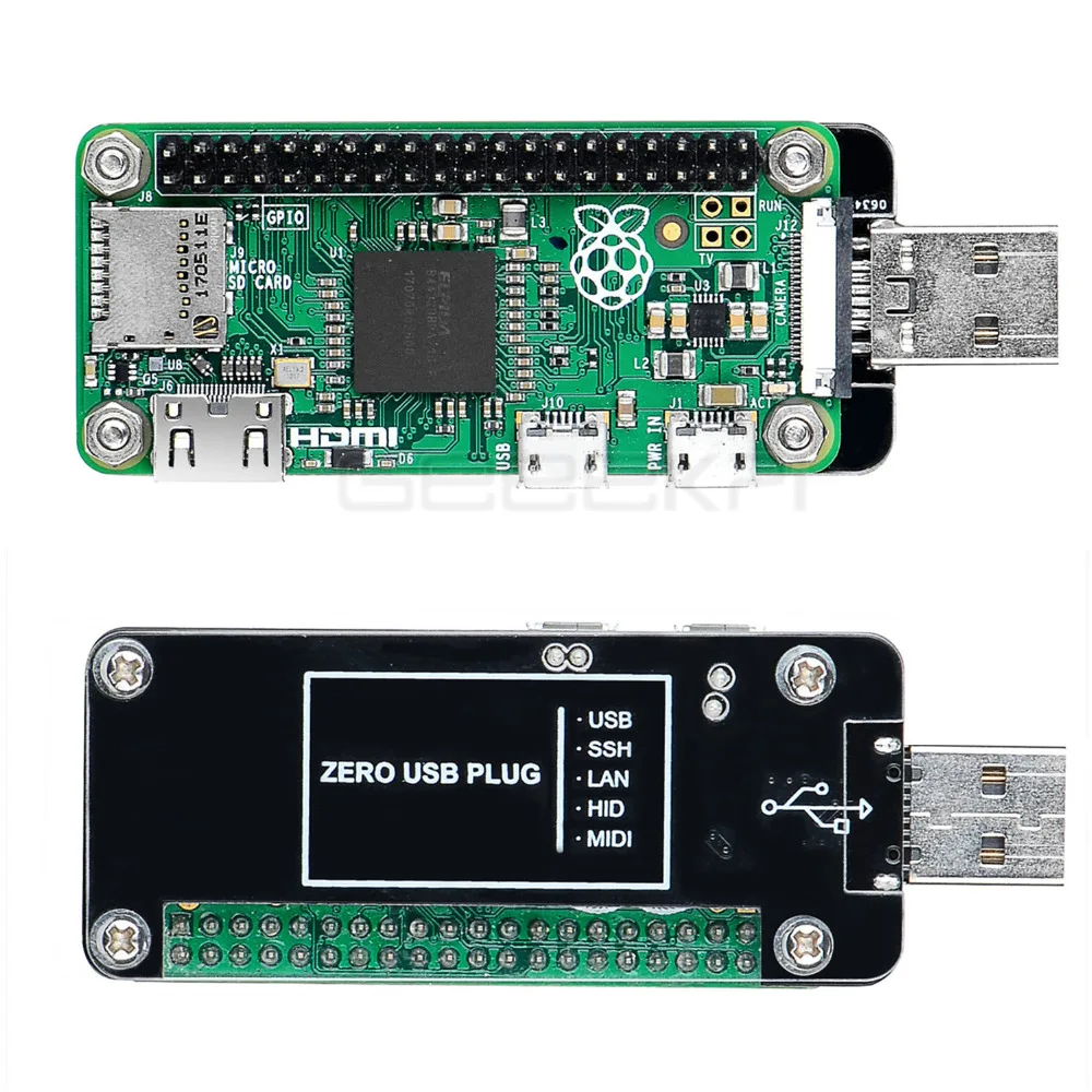 Комплект расширительного модуля GeeekPi USB Dongle для Raspberry Pi Zero / W (не входит в комплект)