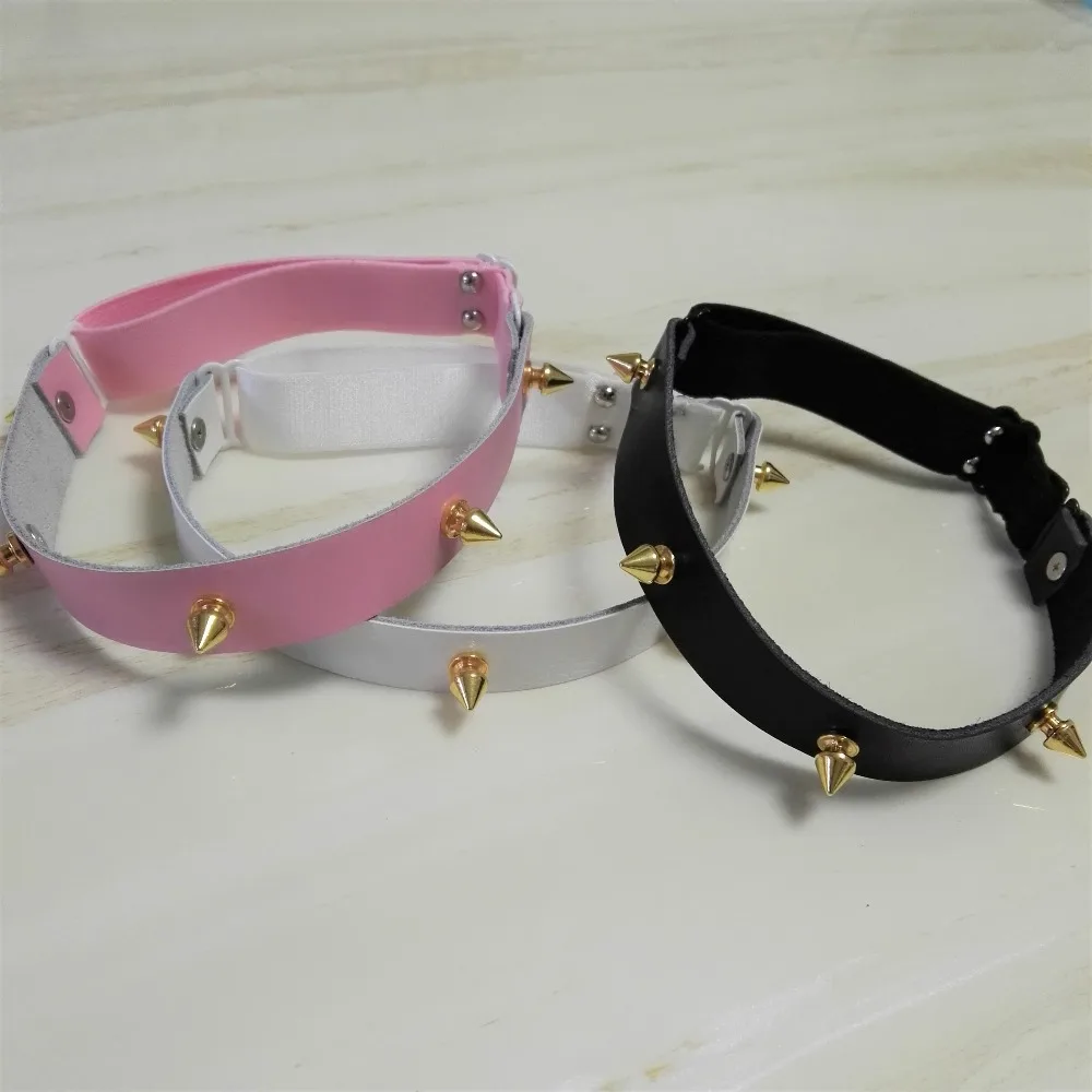 Сексуальный Харадзюку ручная работа панк Рок гот двухрядные эластичные