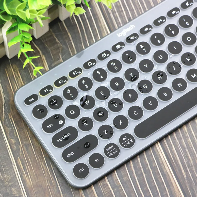 Силиконовый чехол для клавиатуры протектор с поддержкой технологии logitech K380 Bluetooth