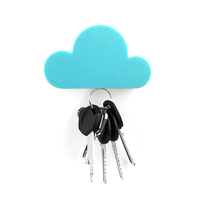 

Cloud Shape Magnets Key Hooks Modern Minimalist Style Creative Home Storage Holders Hanger Keychain Racks Wall Decoration Gifts