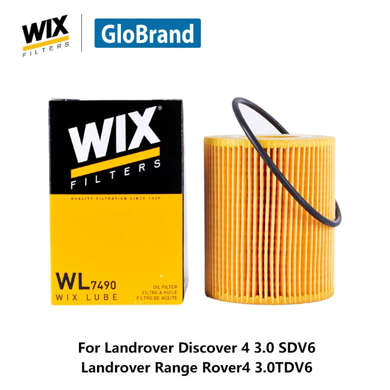 Wix автомобиль масляный фильтр WL7490 для Landrover обнаружить 4 3.0 SDV6 Range Rover4 3.0TDV6