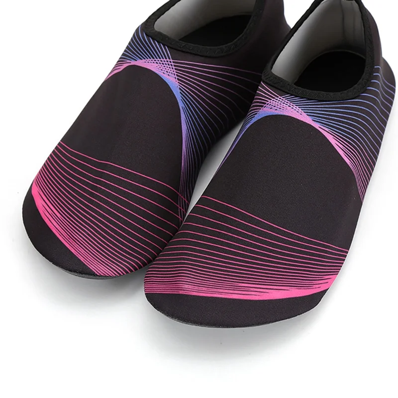 

Summer Socks Men Shoes Big Plus Size Beach Shoes Woman Striped Colorful Sea Diving Socks Swimming Sneaker Seaside Beach