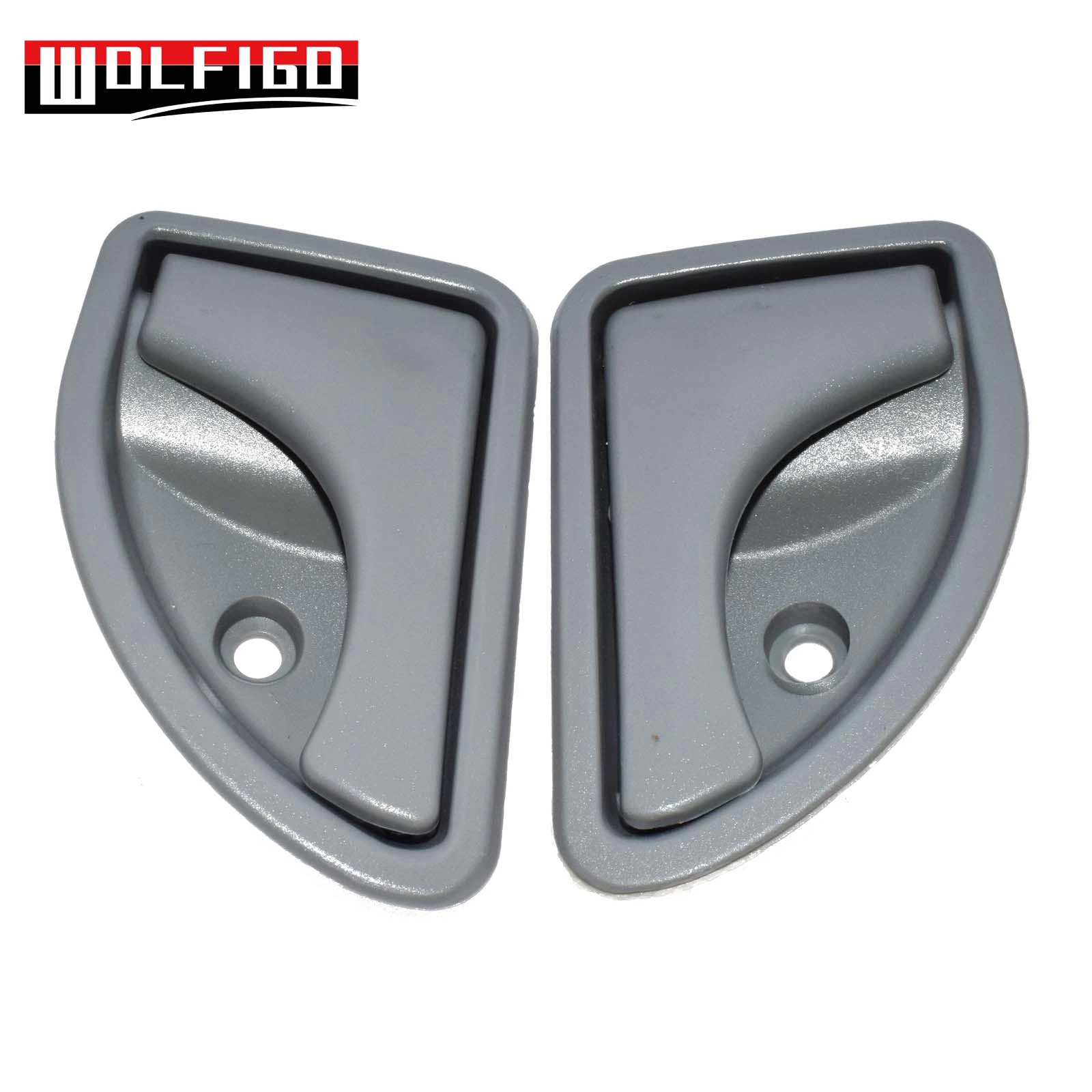 WOLFIGO 82002478 2 шт. для Renault Kangoo 97-07 Twingo 93-07 дверные ручки межкомнатные левые и правые 8200259376,8200259377 - Цвет: Grey