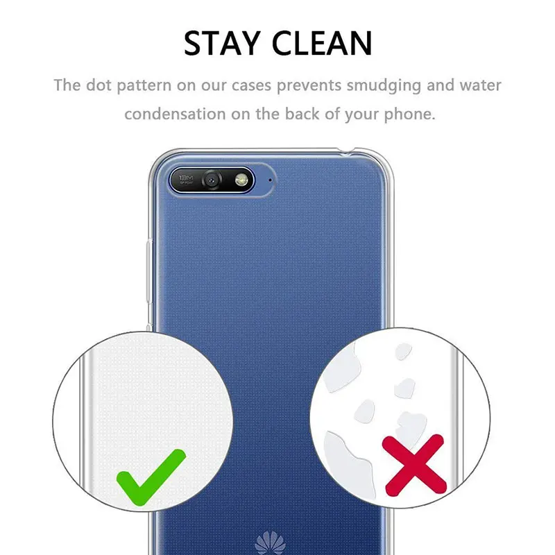 Для Huawei Y6 Prime чехол ультра тонкий прозрачный мягкий для телефона из ТПУ 2018 ATU-L21
