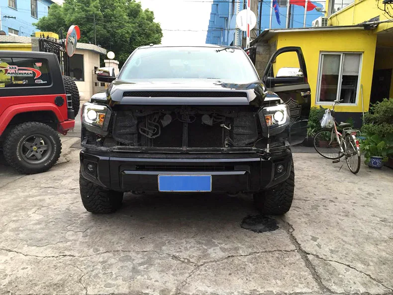 Doxa автомобильный стиль для Toyota Tundra фары для Sequoia 2007-2013 год фара DRL Передняя Биксеноновая линза двойной луч HID комплект
