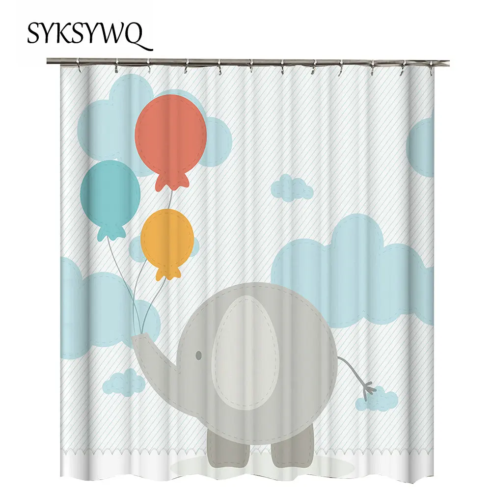 2018 New Arrival Elephant Shower Curtain Mandala Bathroom Indian Waterproof Vintage | Дом и сад