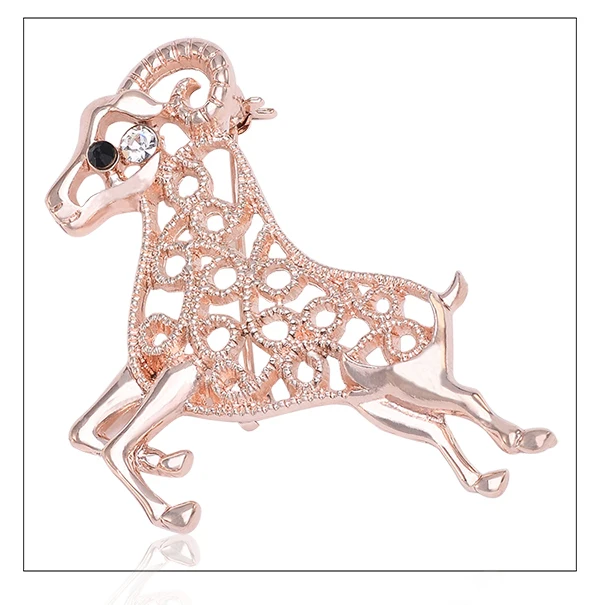 Новинка 2015 милые броши Золотая свадебная брошь в виде овечьей шерсти недорогая с