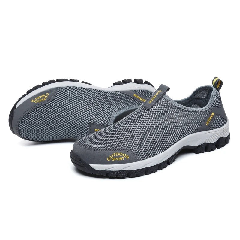 Men Casual Shoes Slip On Breathable Mesh Comfortable Summer Sneakers Fashion Trainers For Flats | Обувь