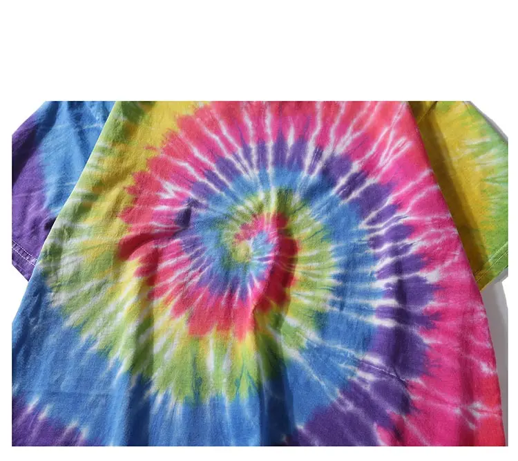 Dark Icon Paisley Tie Dye Футболка мужская Лето круглый вырез футболки для хип-хопа хлопок повседневные футболки