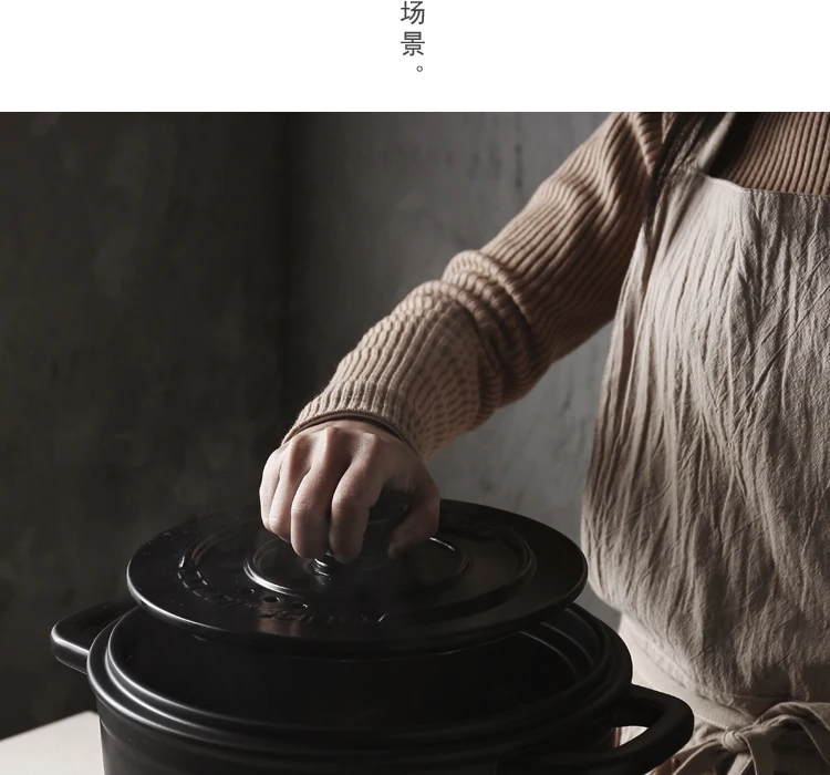 Японский стиль кастрюля eramic pot Бытовая кастрюля открытая огнеупорная жаростойкая суп посуда для заварки пузатую кастрюля для тушения